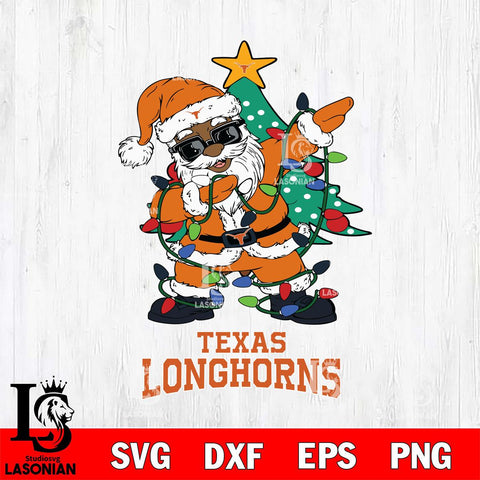 Texas Longhorns Santa Claus Ugly Christmas Svg dxf eps png pdf file,NCAA svg,Digital Download,Cricut file