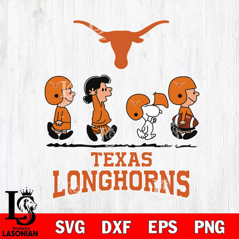 Texas Longhorns Snoopy Sport 12 Svg Eps Dxf Png File, Digital Download