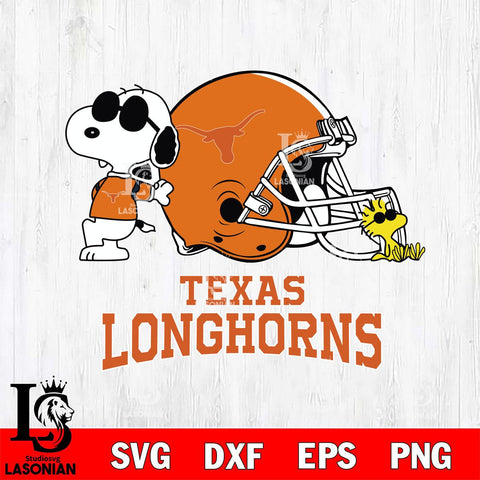 Texas Longhorns Snoopy Sport 2 Svg Eps Dxf Png File, Digital Download