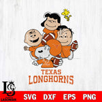 Texas Longhorns Snoopy Sport 4 Svg Eps Dxf Png File, Digital Download