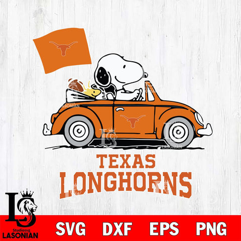 Texas Longhorns Snoopy Sport 5 Svg Eps Dxf Png File, Digital Download