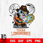 Texas Longhorns Stitch Freddy Krueger Halloween Svg Eps Dxf Png File, Digital Download, Instant Download