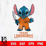 Texas Longhorns Stitch Horror 2 Svg Eps Dxf Png File, NCAA svg, Digital Download, Instant Download