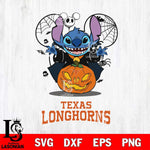 Texas Longhorns Stitch Horror Halloween Svg Eps Dxf Png File, Digital Download, Instant Download