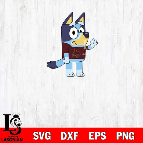 Texas State Bobcats Bluey 5 Svg Eps Dxf Png File, Digital Download, Instant Download