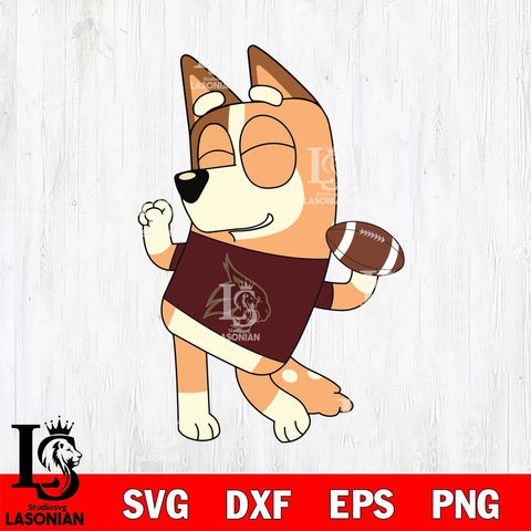 Texas State Bobcats Chilli bluey Svg Eps Dxf Png File, Digital Download, Instant Download