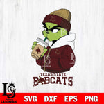 Texas State Bobcats Grinch Bougie Sport Svg Eps Dxf Png File, Digital Download, Instant Download