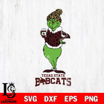 Texas State Bobcats Grinch Leopard Coffee Svg Eps Dxf Png File, Digital Download, Instant Download