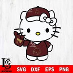 Texas State Bobcats Hello Kitty sport 5 Svg Eps Dxf Png File, NCAA svg, Digital Download, Instant Download