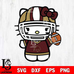 Texas State Bobcats Hello Kitty sport 9 Svg Eps Dxf Png File, NCAA svg, Digital Download, Instant Download