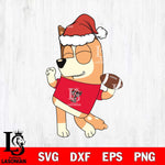 Texas Tech Red Raiders Bluey Chilli Christmas Svg Eps Dxf Png File, Digital Download, Instant Download