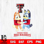 Texas Tech Red Raiders Bluey Chilli Dance Svg Eps Dxf Png File, Digital Download, Instant Download