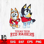 Texas Tech Red Raiders Bluey Chilli Mode Dance Svg Eps Dxf Png File, Digital Download, Instant Download