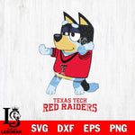 Texas Tech Red Raiders Bluey Dad Dance Svg Eps Dxf Png File, Digital Download, Instant Download