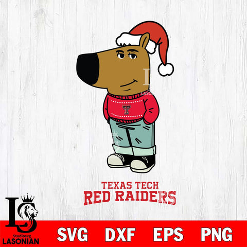 Texas Tech Red Raiders Chill Guy Christmas Svg Eps Dxf Png File,NCAA Svg Files,Chill Guy svg ,Digital Download ,Instant Download, Cricut File