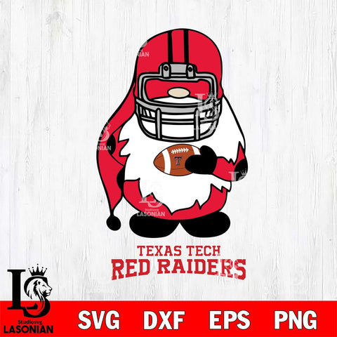 Texas Tech Red Raiders Gnomes Christmas Svg Eps Dxf Png File, Digital Download, Instant Download