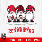 Texas Tech Red Raiders Gnomes Coffee Svg Eps Dxf Png File, Digital Download, Instant Download