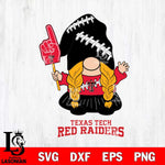 Texas Tech Red Raiders Gnomes Fan Svg Eps Dxf Png File, Digital Download, Instant Download