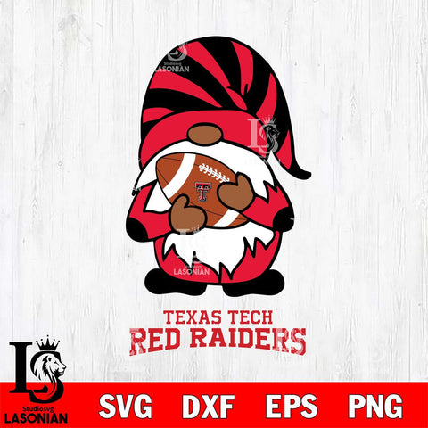 Texas Tech Red Raiders Gnomes Football Svg Eps Dxf Png File, Digital Download, Instant Download