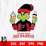 Texas Tech Red Raiders Grinch 2 coffee Svg Eps Dxf Png File, Digital Download, Instant Download