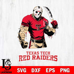 Texas Tech Red Raiders Jason Voorhees Svg Eps Dxf Png File, Digital Download