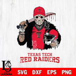 Texas Tech Red Raiders Jason Voorhees 2 Svg Eps Dxf Png File, Digital Download