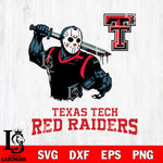 Texas Tech Red Raiders Jason Voorhees 5 Svg Eps Dxf Png File, Digital Download