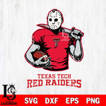 Texas Tech Red Raiders Jason Voorhees 9 Svg Eps Dxf Png File, Digital Download