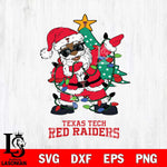 Texas Tech Red Raiders Santa Claus Ugly Christmas Svg dxf eps png pdf file,NCAA svg,Digital Download,Cricut file