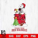 Texas Tech Red Raiders Snoopy Sport 11 Svg Eps Dxf Png File, Digital Download