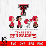 Texas Tech Red Raiders Snoopy Sport 12 Svg Eps Dxf Png File, Digital Download