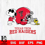 Texas Tech Red Raiders Snoopy Sport 2 Svg Eps Dxf Png File, Digital Download