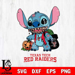 Texas Tech Red Raiders Stitch Zombie Svg Eps Dxf Png File, NCAA svg, Digital Download, Instant Download