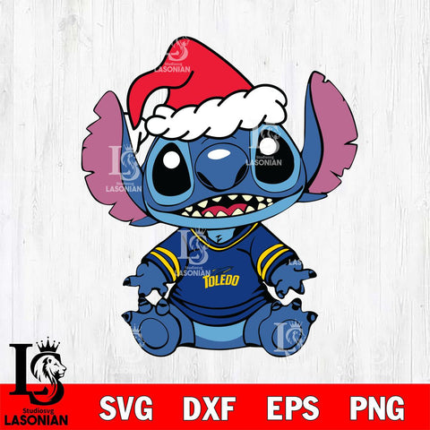 Toledo Rockets Baby Stitch Christmas Svg Eps Dxf Png File, Digital Download, Instant Download