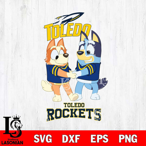 Toledo Rockets Bluey Chilli Dance Svg Eps Dxf Png File, Digital Download, Instant Download