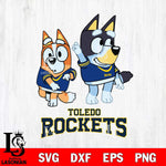 Toledo Rockets Bluey Chilli Mode Dance Svg Eps Dxf Png File, Digital Download, Instant Download