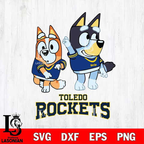 Toledo Rockets Bluey Chilli Mode Dance Svg Eps Dxf Png File, Digital Download, Instant Download