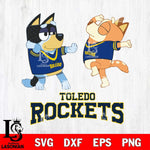 Toledo Rockets Bluey Dance Svg Eps Dxf Png File, Digital Download, Instant Download