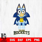 Toledo Rockets Bluey Dracula Halloween Svg Eps Dxf Png File, Digital Download, Instant Download