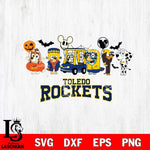 Toledo Rockets Bluey Halloween Svg Eps Dxf Png File, Digital Download, Instant Download