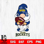 Toledo Rockets Gnomes Christmas football Svg Eps Dxf Png File, Digital Download, Instant Download