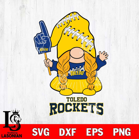 Toledo Rockets Gnomes Fan Svg Eps Dxf Png File, Digital Download, Instant Download