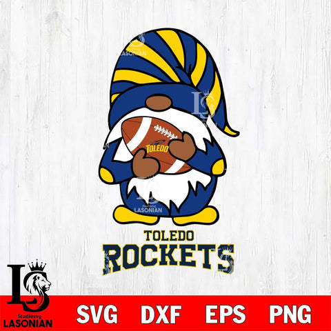 Toledo Rockets Gnomes Football Svg Eps Dxf Png File, Digital Download, Instant Download