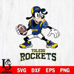 Toledo Rockets Goofy Disney, Svg Eps Dxf Png File, Digital Download