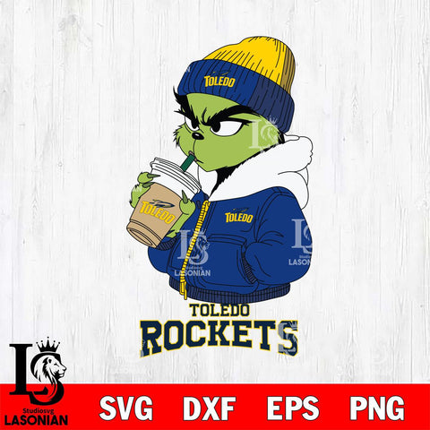 Toledo Rockets Grinch Bougie Sport Svg Eps Dxf Png File, Digital Download, Instant Download