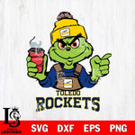 Toledo Rockets Grinch with coffee Svg Eps Dxf Png File, Digital Download, Instant Download