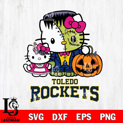 Toledo Rockets Hello Kitty Horror 10 Svg Eps Dxf Png File, Digital Download