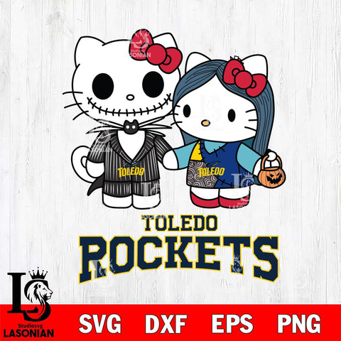 Toledo Rockets Hello Kitty Horror 11 Svg Eps Dxf Png File, Digital Download