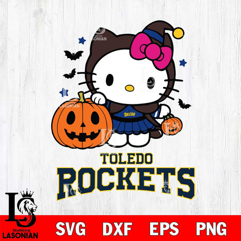 Toledo Rockets Hello Kitty Horror 1 Svg Eps Dxf Png File, Digital Download