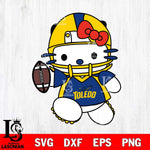 Toledo Rockets Hello Kitty sport 11 Svg Eps Dxf Png File, NCAA svg, Digital Download, Instant Download